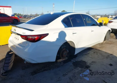 2020 Infiniti Q50 Luxe z USA, uszkodzony, nr VIN JN1EV7AP1LM206889